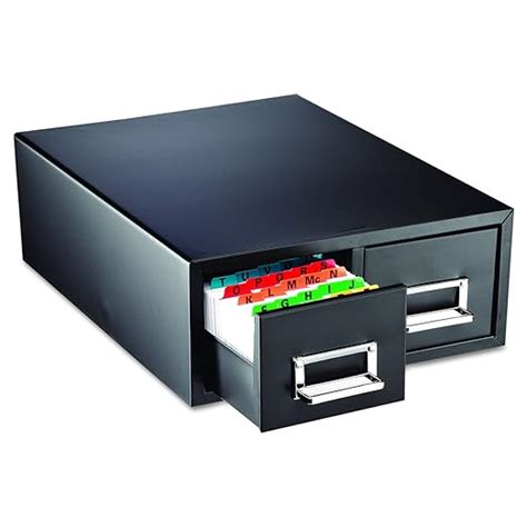 metal 3 x5 card file boxes|steelmaster 3x5 index files.